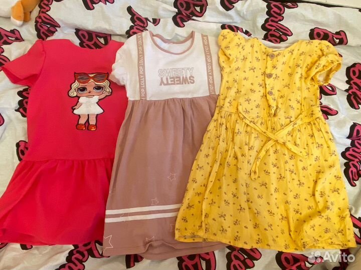 Два пакета вещей для девочки