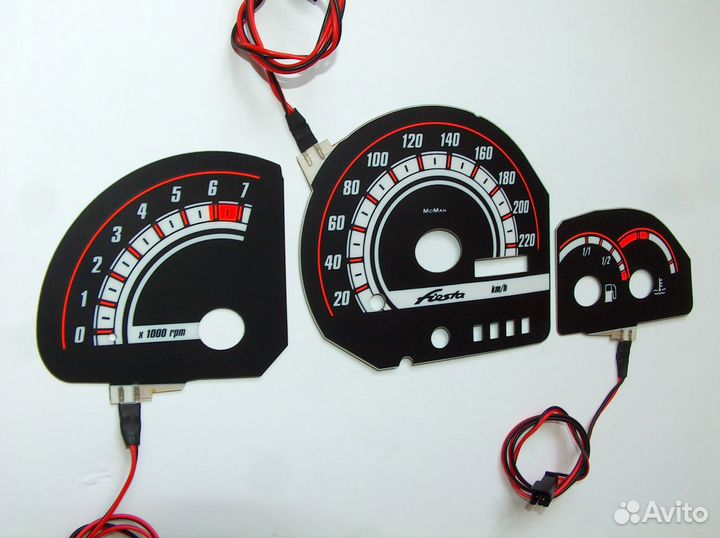 Шкалы приборов Ford Fiesta 3 (88-97)