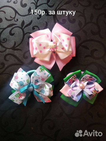 Бантики для волос