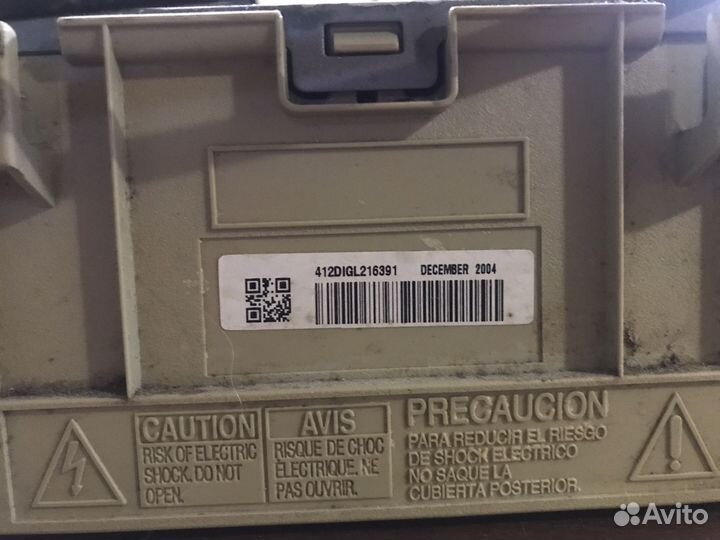 Видеомагнитофон LG L415 на запчасти