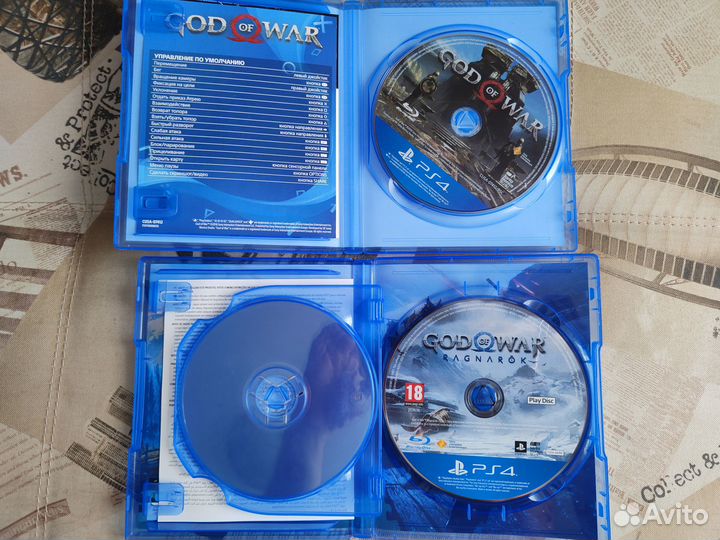 God of war 2018 + Ragnarok ps4 (комплект)