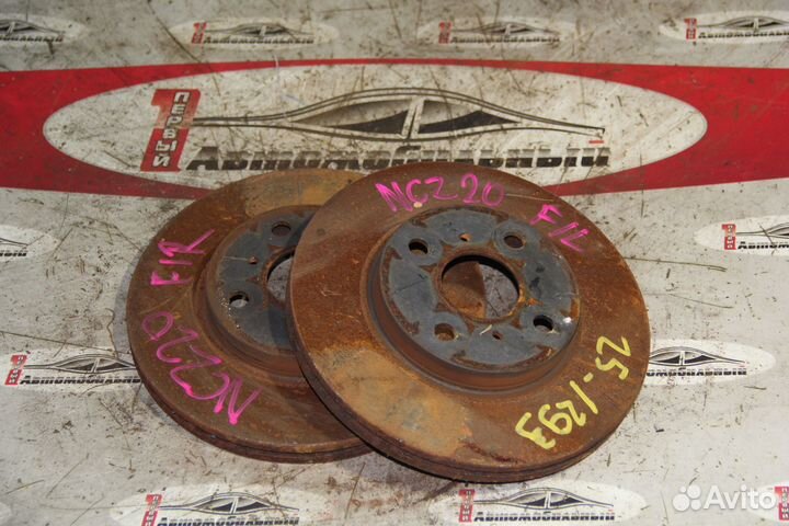 Тормозной диск перед c Toyota Porte NNP10 2NZ-FE