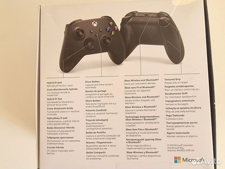 Беспроводной геймпад Microsoft Xbox