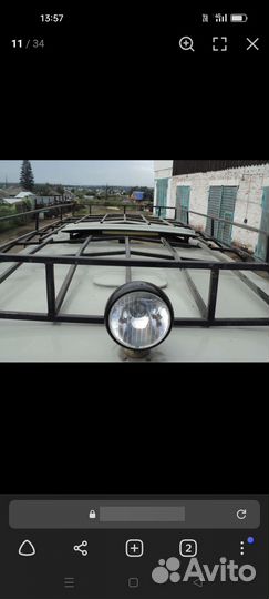 Багажник на крышу УАЗ буханка