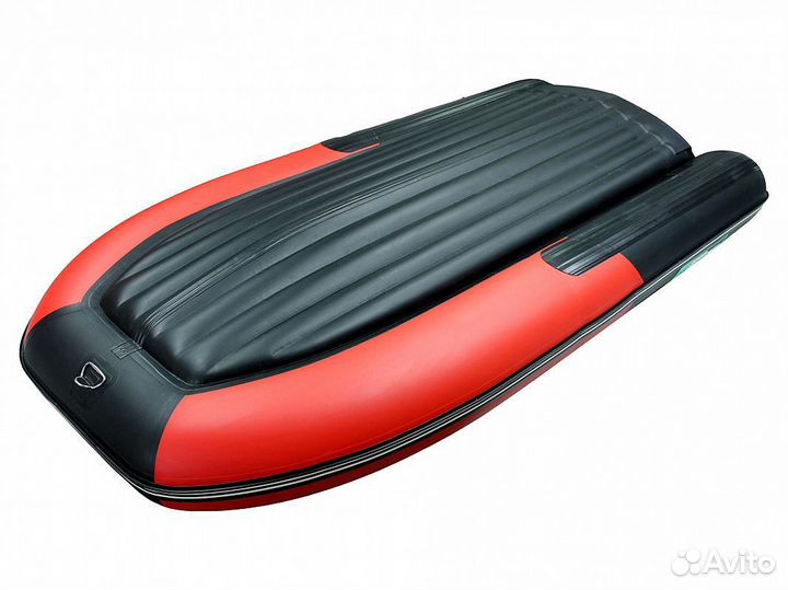 Лодка пвх Gladiator E380S красно/черный