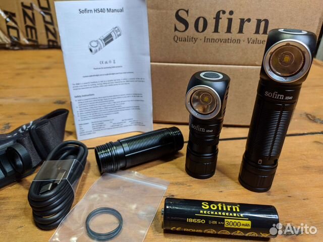Sofirn HS40 + Аккумулятор