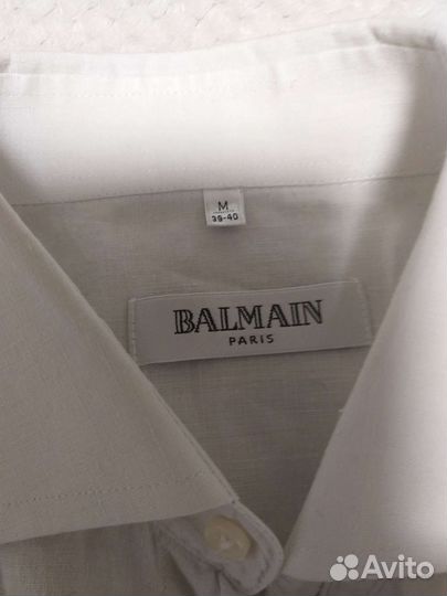 Рубашка balmain лён