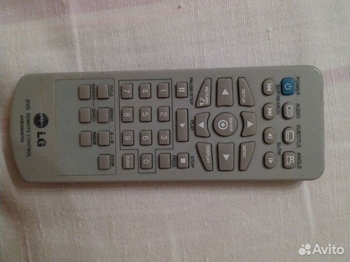 Пульт ду двд lg