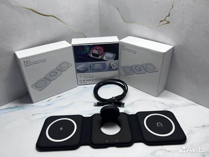 Магнитная зарядка 3 в 1