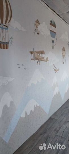 Поклейка обоев