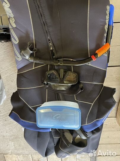 Костю для дайвинга 5мм длинный + короткий XL