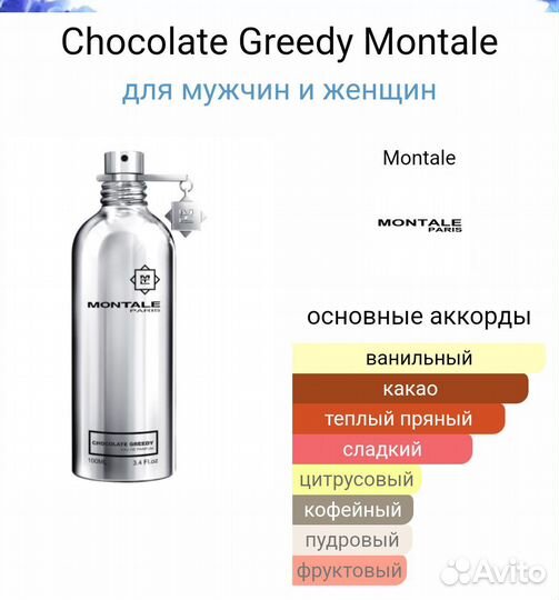 Montale chocolate greedy 20 ml. Пробник