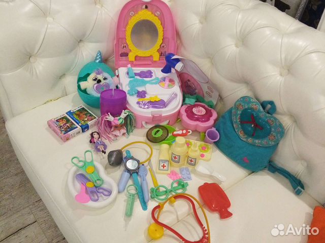 Большой набор игрушек для девочки