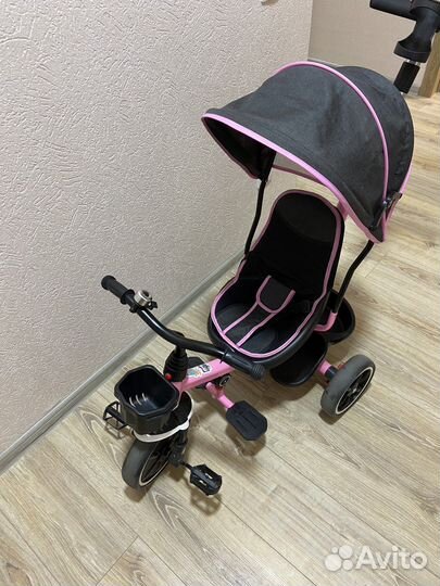 Детский трехколесный велосипед/коляска