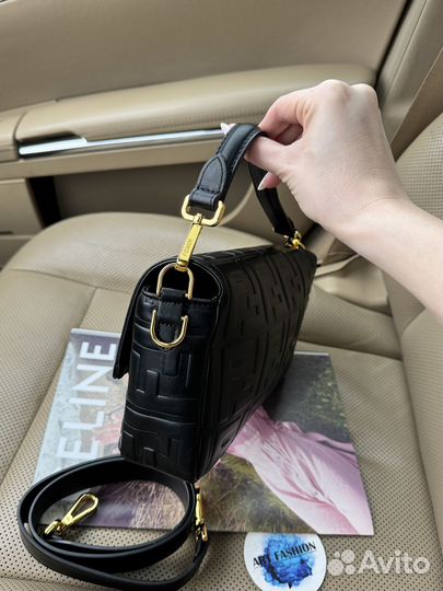 Сумка женская Fendi Baguette Black