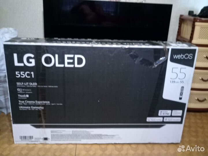 Продаю телевизор LG oled 55C1RLA 4K 120Гц HDR