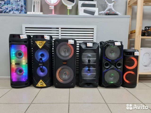 Портативная блютуз колонка музыкальный центр