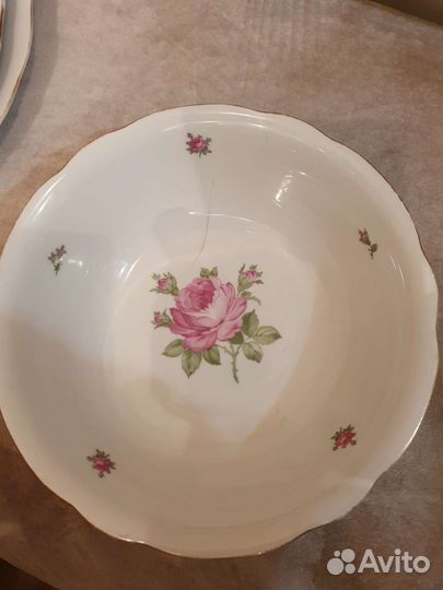 Салатник фарфорГДР Кахла 1950-60г