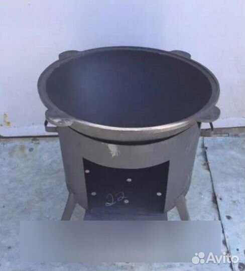 Печь с казаном