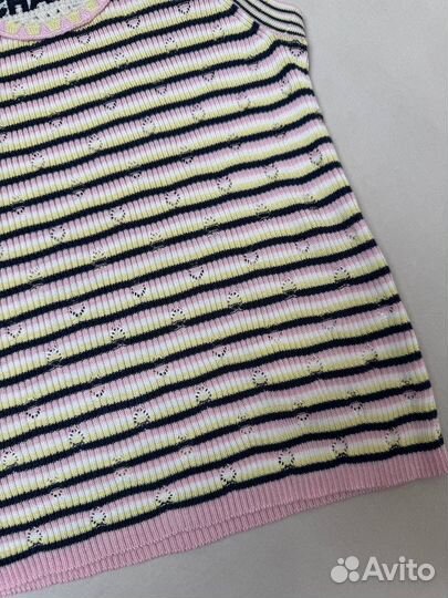 Майка трикотажная chanel женская