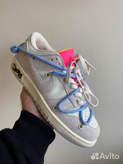 Кроссовки Nike Dunk low x Off white