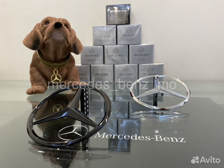 Эмблема звезда на крышку багажника Mercedes Benz C