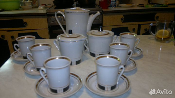 Кофейный сервиз 15 предметов СССР