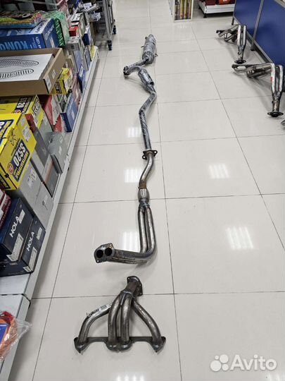 Выхлопная система STT последний бачок