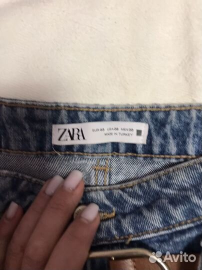 Джинсы zara женские 46 48 размер модель алладины