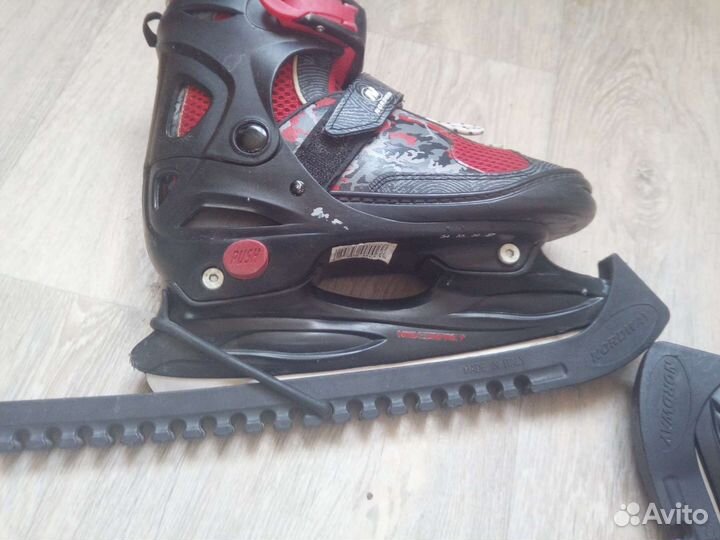 Коньки детские раздвижные 34 37 Nordwav Италия