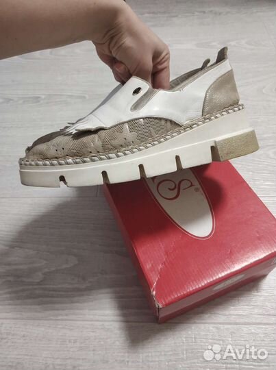 Лоферы, слипоны натуральная кожа