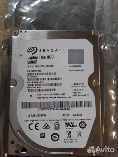 Жёсткий диск Seagate Momentus 500гб (ST500LT012)