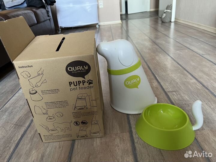 Контейнер миска Qualy Pupp для собаки 500 мл