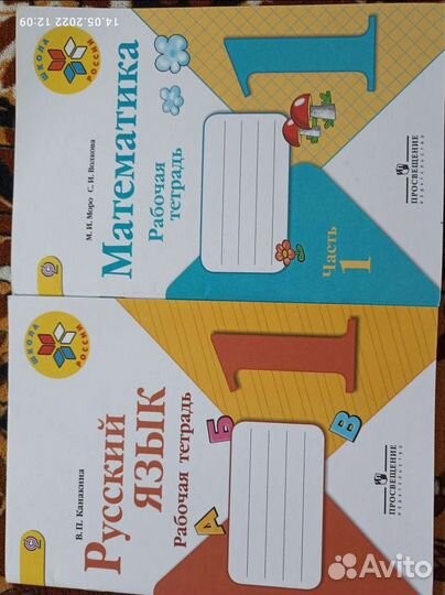 Рабочая тетрадь 1 класс Моро, Канакина