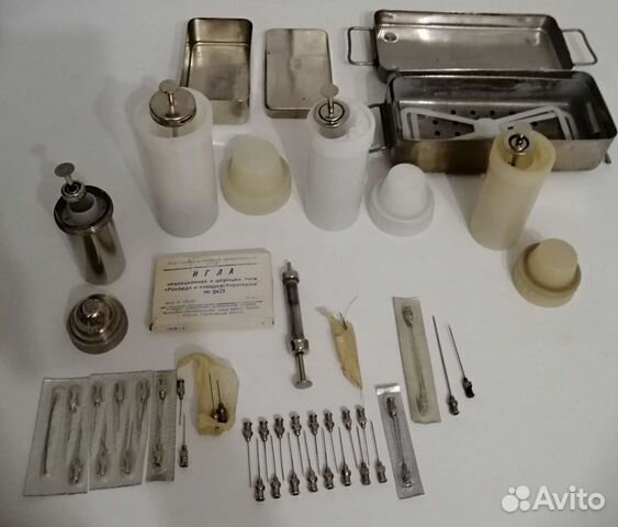 Стерелизаторы ссср, контейнеры дорожные, шприцы