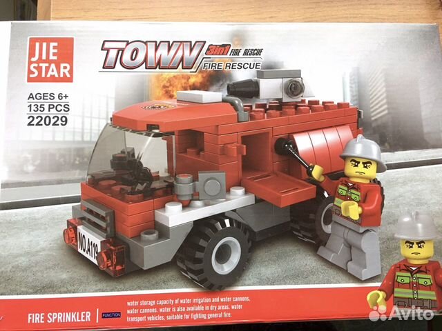 Машина пожарная конструктор