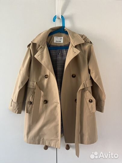 Плащ тренч для девочки Zara 122