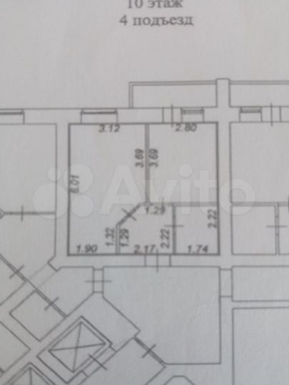 1-к. квартира, 35 м², 10/14 эт.