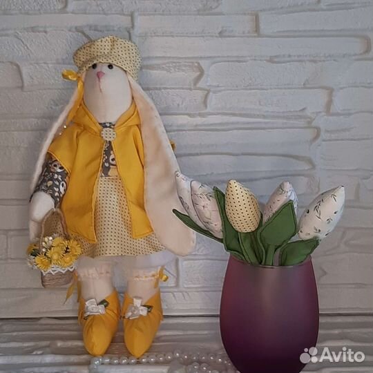 Заяц тильда ручной работы