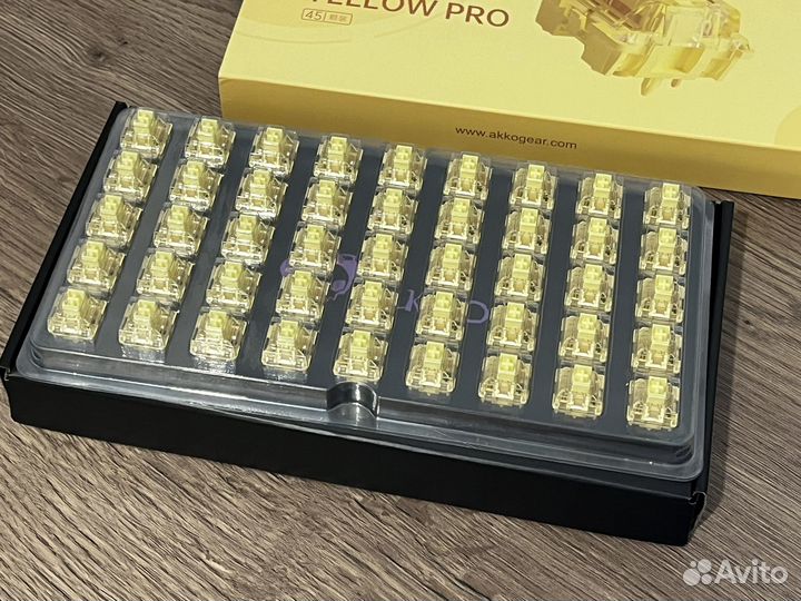 Свитчи для клавиатуры Akko V3 Cream Yellow PRO