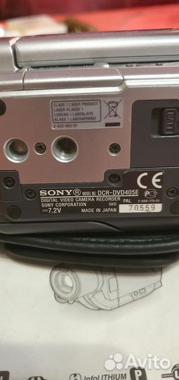 Видеокамера sony handycam