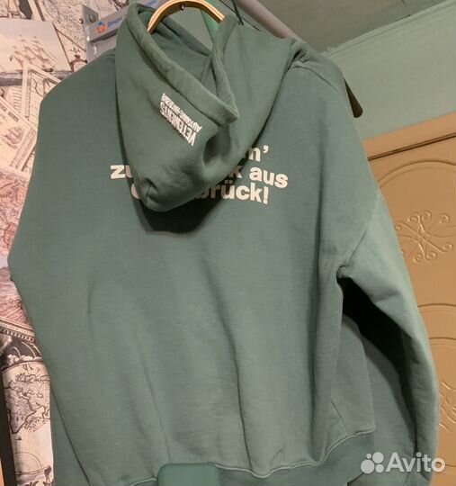 Vetements худи (green tourist)