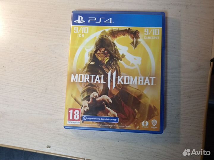 Мортал комбат 11 ps4 диск
