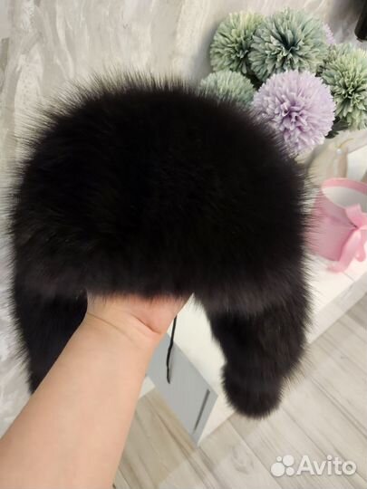 Шапка норковая женская
