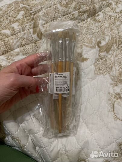 Кисть щетина 6 плоская Art space