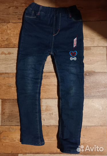 Джинсы утепленные для девочки