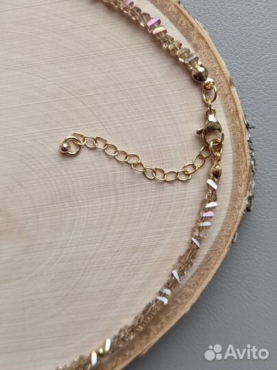 Колье чокер из натуральных камней