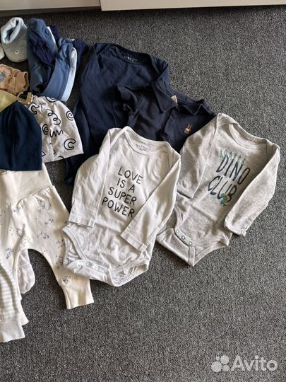 Пакет одежды на мальчика 62-68 размер