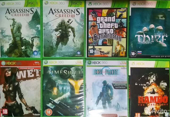 Xbox 360 LT+3.0 игры