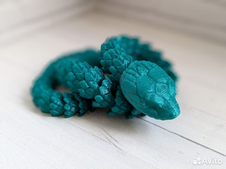 Змея антистресс игрушка талисман декор символ 2025